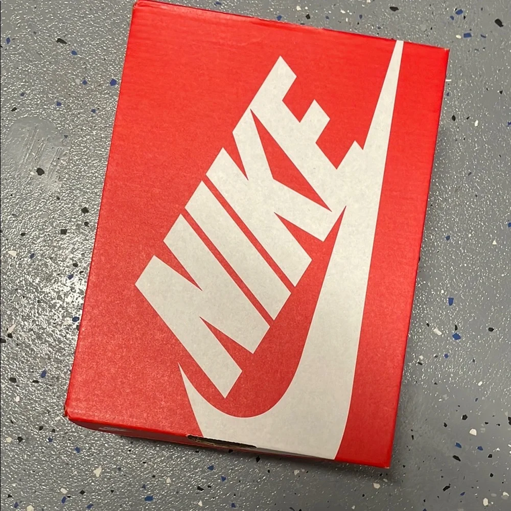 Nike Kids Sneakers in White, Red, and Black
